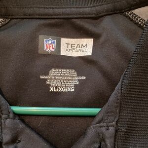 NFL Team Apparel Black Pullover with White Logo